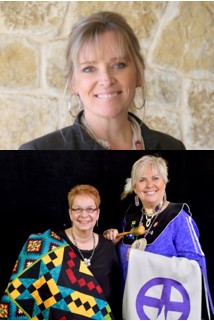 Melissa Bourbon and Pat Ehrenberg & Debra Morningstar event headshots