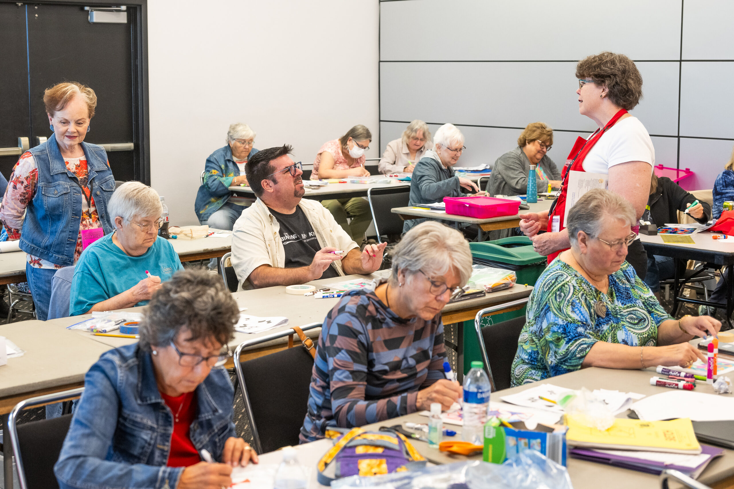 Hands on class during Quilt Show