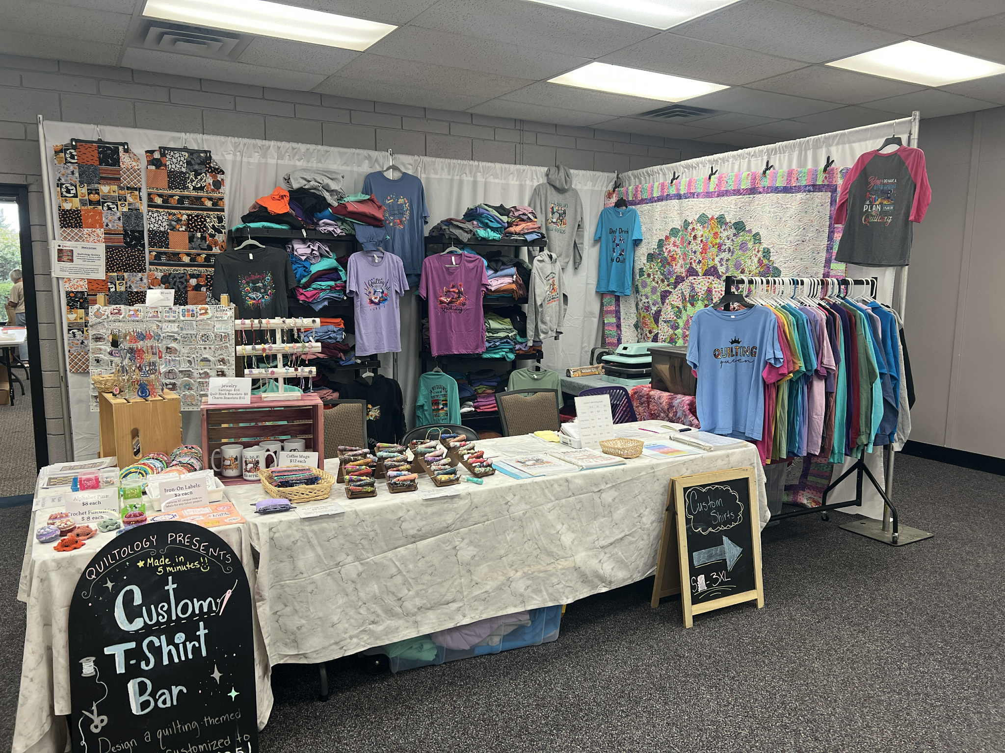 Quiltology vendor booth
