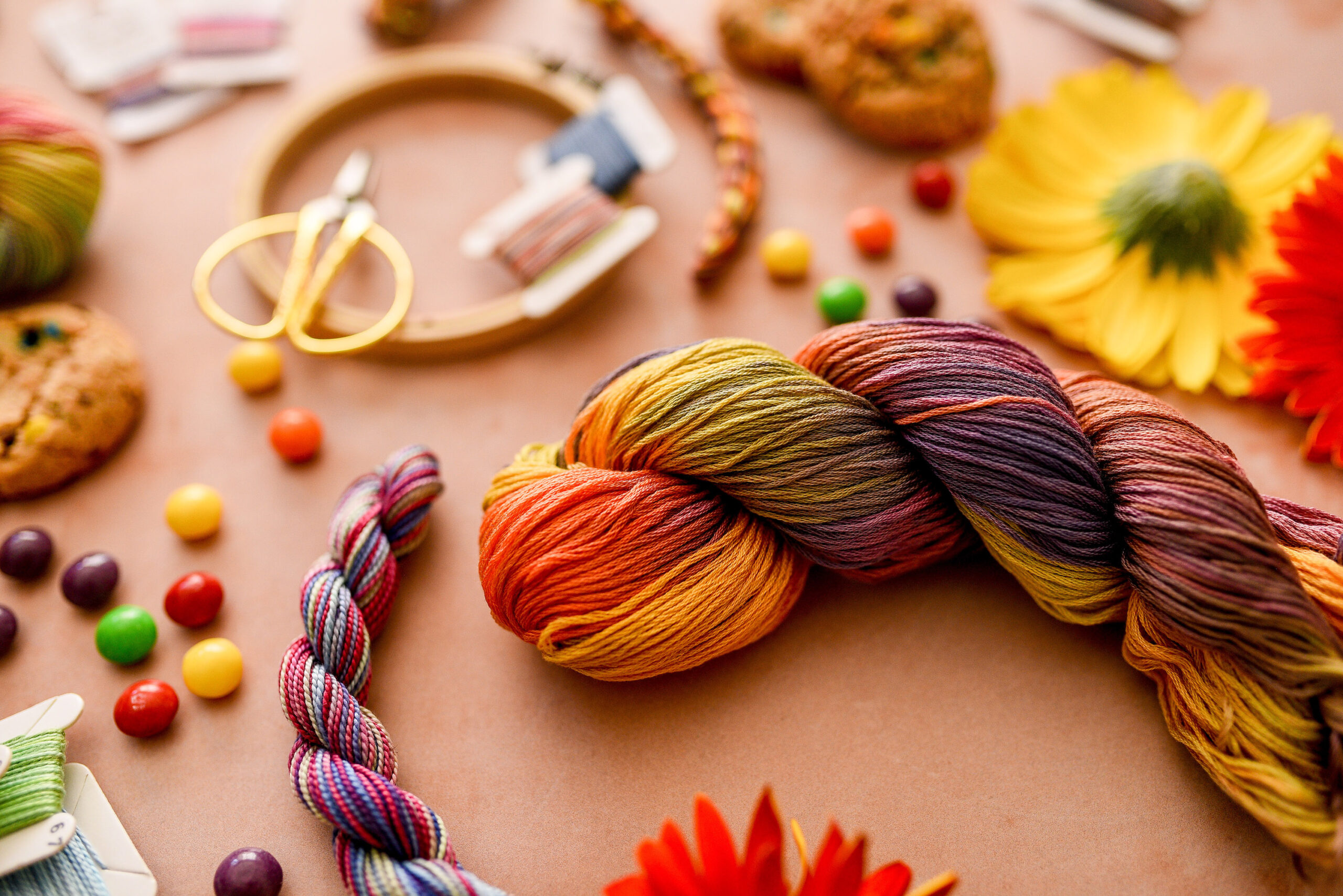 hand dyed yarn