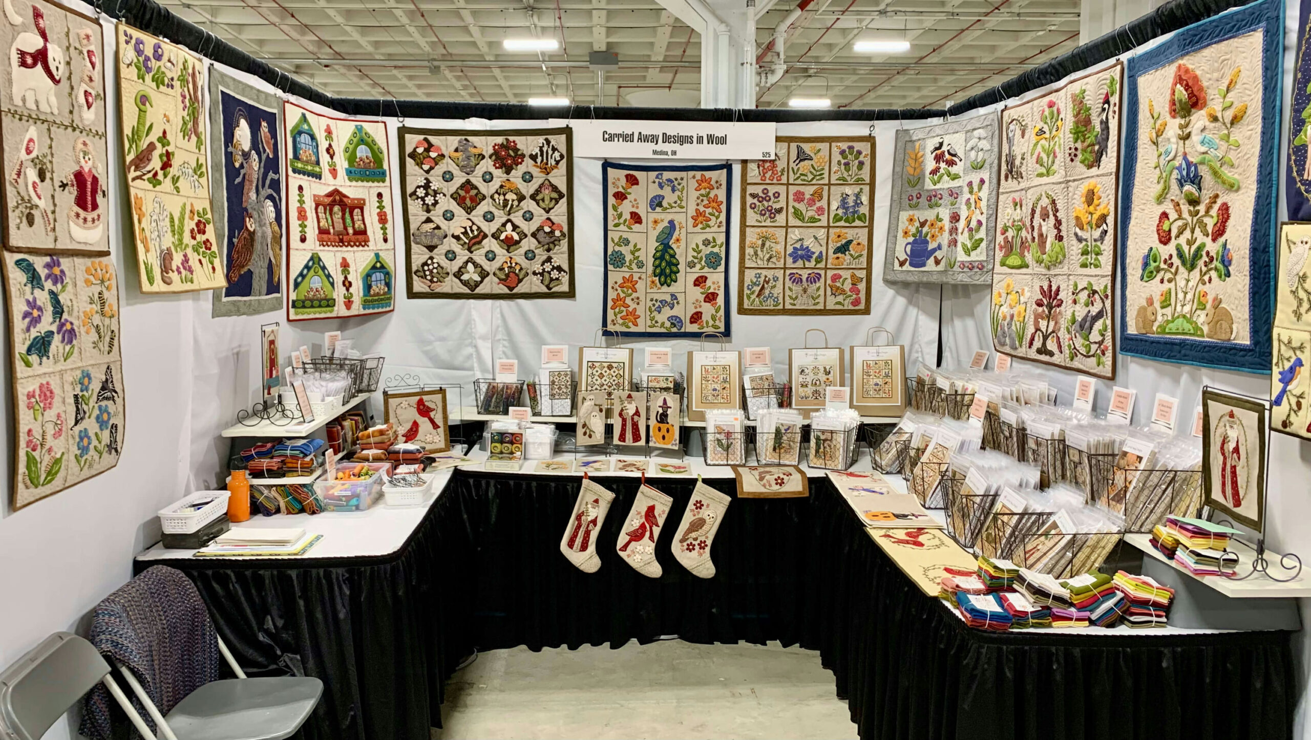Carried away booth display
