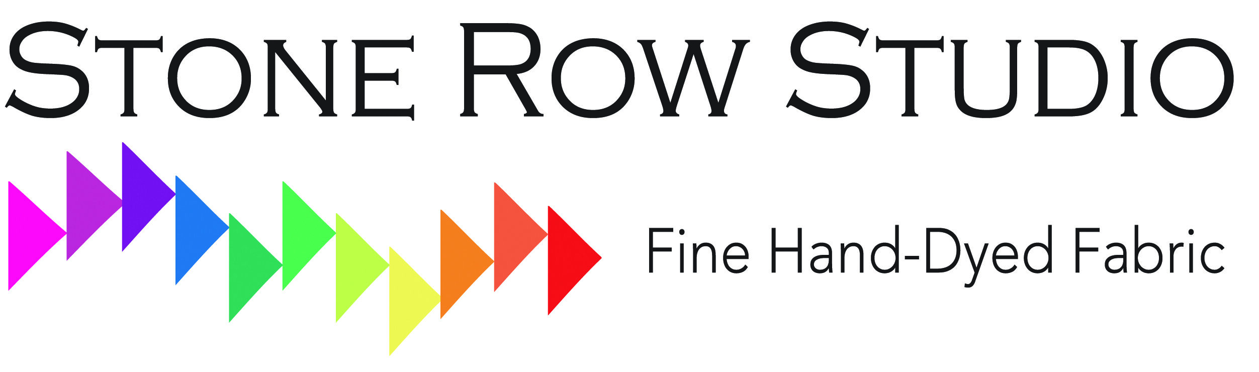 stone row studio logo Fine hand dyed