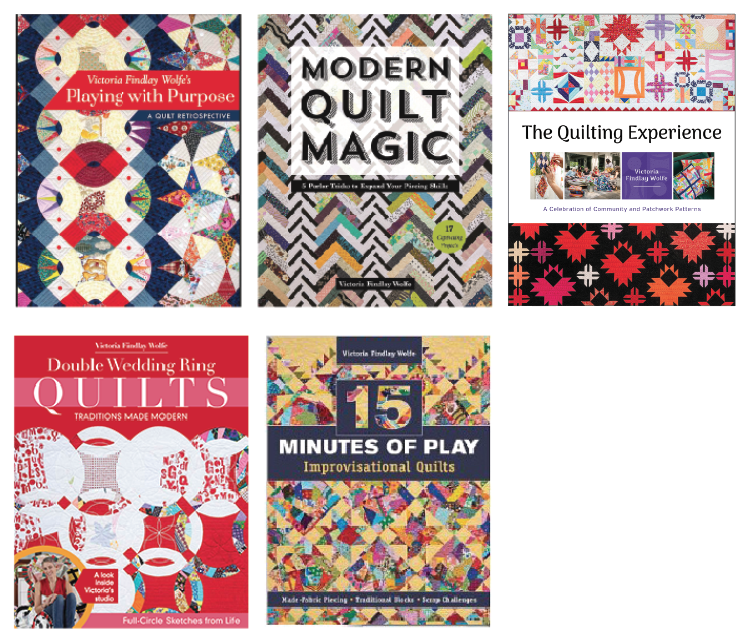 Quilt books by Victoria Findlay Wolfe